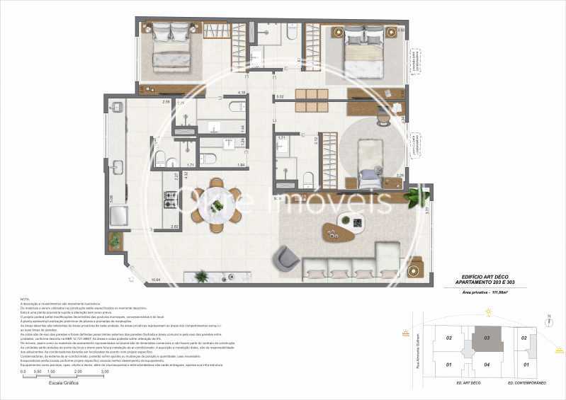 Conheça B1 AP 203 do imóvel - Apartamento 3 quartos à venda Leblon, Rio de Janeiro - R$ 5.367.000 - CBAP30242 - 14 B1 AP 203 - 14