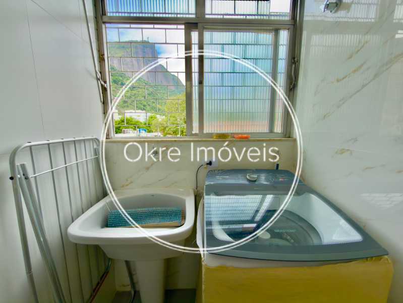 Conheça Área de serviço vista Cristo do imóvel - APARTAMENTO À VENDA NA LAGOA/JARDIM BOTÂNICO - LEAP21109 - 19 Área de serviço vista Cristo - 19
