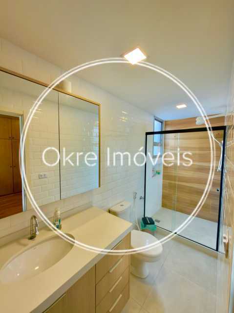 Conheça Banheiro da suíte do imóvel - APARTAMENTO À VENDA NA LAGOA/JARDIM BOTÂNICO - LEAP21109 - 20 Banheiro da suíte - 20