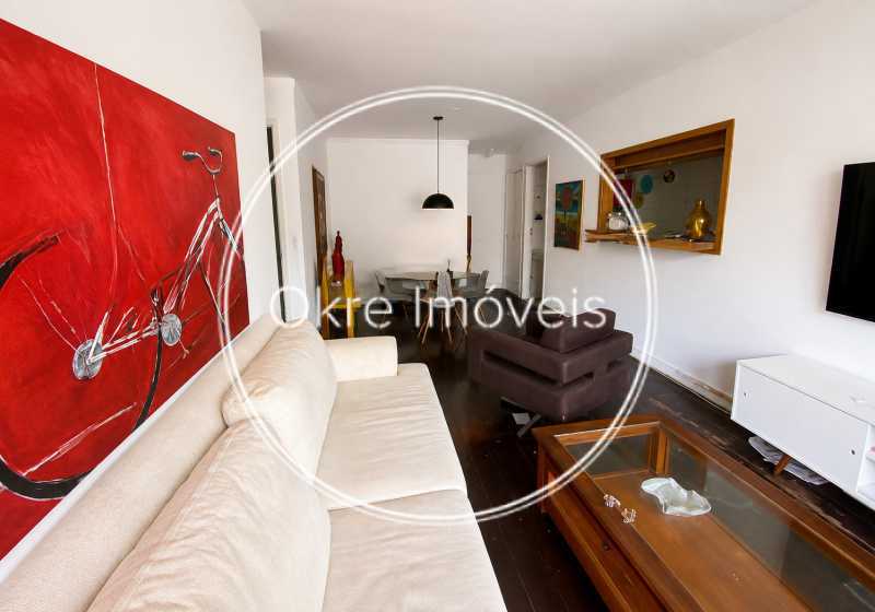 Conheça Sala de Estar Moderna com Toqu do imóvel - Apartamento 2 quartos à venda São Conrado, Rio de Janeiro - R$ 800.000 - LEAP21530 - 4 Sala de Estar Moderna com Toqu - 4