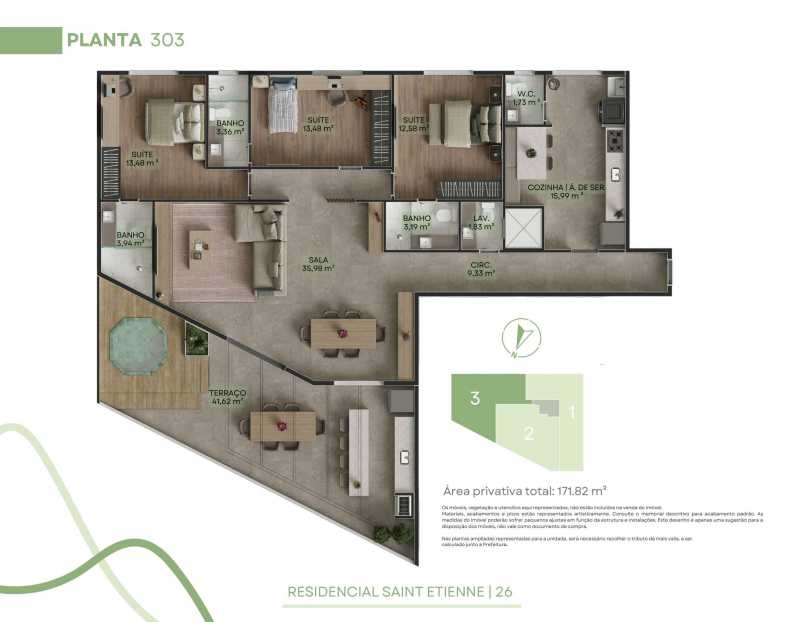 Conheça 25 do imóvel - Apartamento 3 quartos à venda Recreio dos Bandeirantes, Rio de Janeiro - R$ 736.204 - REAP30696 - 5 25 - 5