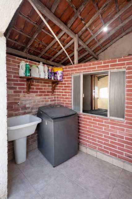 Conheça Lavanderia terraço do imóvel - Casa sobrado à venda em Santa Bárbara com 2 quartos | Ótima localização - JNCA30001 - 23 Lavanderia terraço - 23