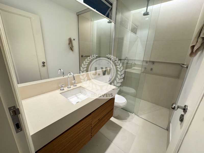 Conheça Banheiro social 1 do imóvel - Apartamento à venda Praça Eugênio Jardim, Copacabana, Rio de Janeiro - R$ 1.250.000 - JWAP40027 - 18 Banheiro social 1 - 18