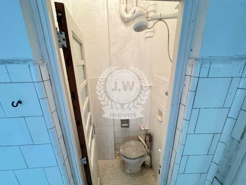 Conheça Banheiro de serviço do imóvel - Apartamento à venda Praça Eugênio Jardim, Copacabana, Rio de Janeiro - R$ 1.250.000 - JWAP40027 - 28 Banheiro de serviço - 28