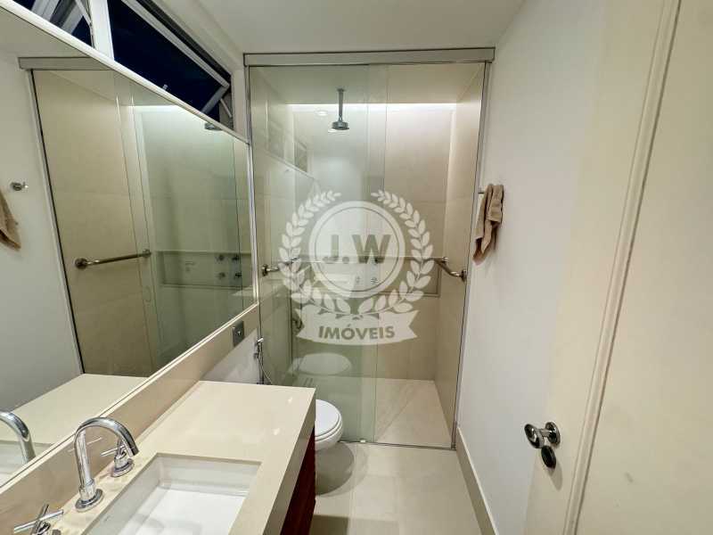 Conheça Banheiro social 1 do imóvel - Apartamento à venda Praça Eugênio Jardim, Copacabana, Rio de Janeiro - R$ 1.250.000 - JWAP40027 - 19 Banheiro social 1 - 19