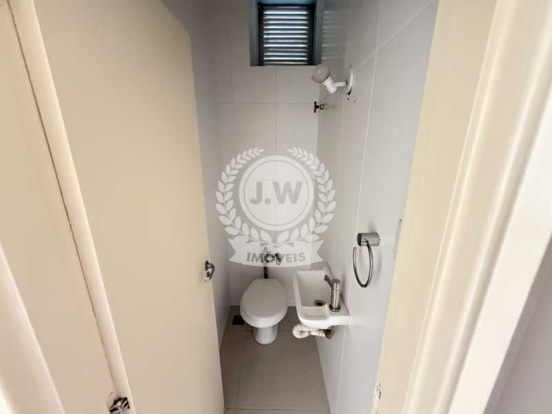 Conheça Lavabo do imóvel - Apartamento 3 quartos à venda Copacabana, Rio de Janeiro - R$ 1.350.000 - JWAP30147 - 7 Lavabo - 7