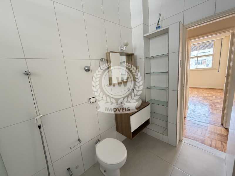 Conheça Banheiro social do imóvel - Apartamento 3 quartos à venda Copacabana, Rio de Janeiro - R$ 1.350.000 - JWAP30147 - 18 Banheiro social - 18