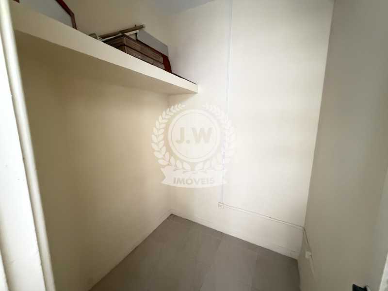 Conheça Quarto de serviço do imóvel - Apartamento 3 quartos à venda Copacabana, Rio de Janeiro - R$ 1.350.000 - JWAP30147 - 24 Quarto de serviço - 24