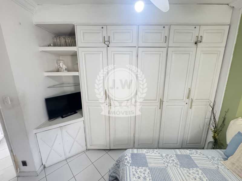 Conheça Quarto 2 do imóvel - Cobertura à venda Avenida Nossa Senhora de Copacabana, Copacabana, Rio de Janeiro - R$ 1.185.000 - JWCO30009 - 16 Quarto 2 - 16