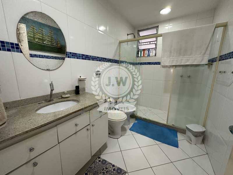 Conheça Banheiro da suíte do imóvel - Apartamento à venda Rua Ronald de Carvalho, Copacabana, Rio de Janeiro - R$ 1.890.000 - JWAP30149 - 16 Banheiro da suíte - 16