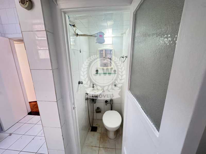 Conheça Banheiro de serviço do imóvel - Apartamento à venda Rua Gustavo Sampaio, Leme, Rio de Janeiro - R$ 1.000.000 - JWAP30150 - 28 Banheiro de serviço - 28
