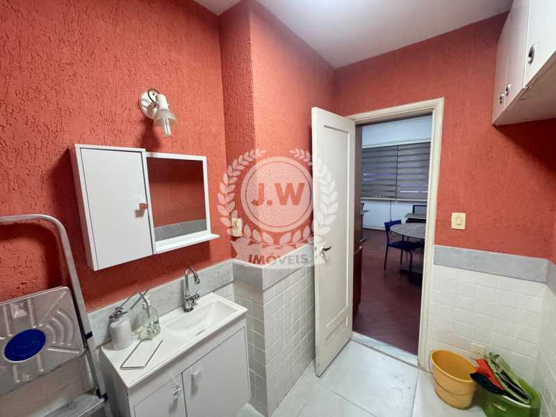 Conheça Banheiro do imóvel - Kitnet/Conjugado 27m² à venda Rua Evaristo da Veiga, Centro, Rio de Janeiro - R$ 190.000 - JWKI00007 - 8 Banheiro - 8