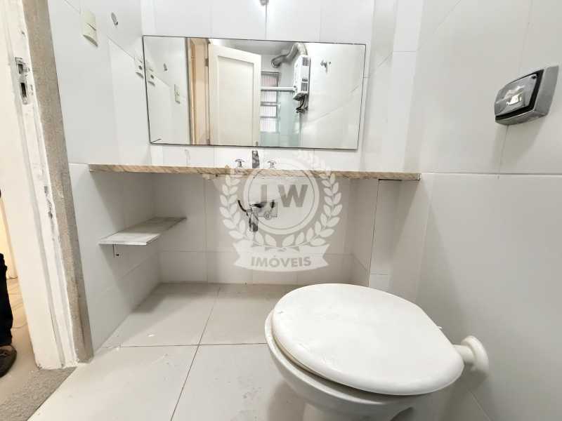 Conheça Banheiro social do imóvel - Apartamento à venda Travessa Santa Margarida, Copacabana, Rio de Janeiro - R$ 665.000 - JWAP20140 - 18 Banheiro social - 18