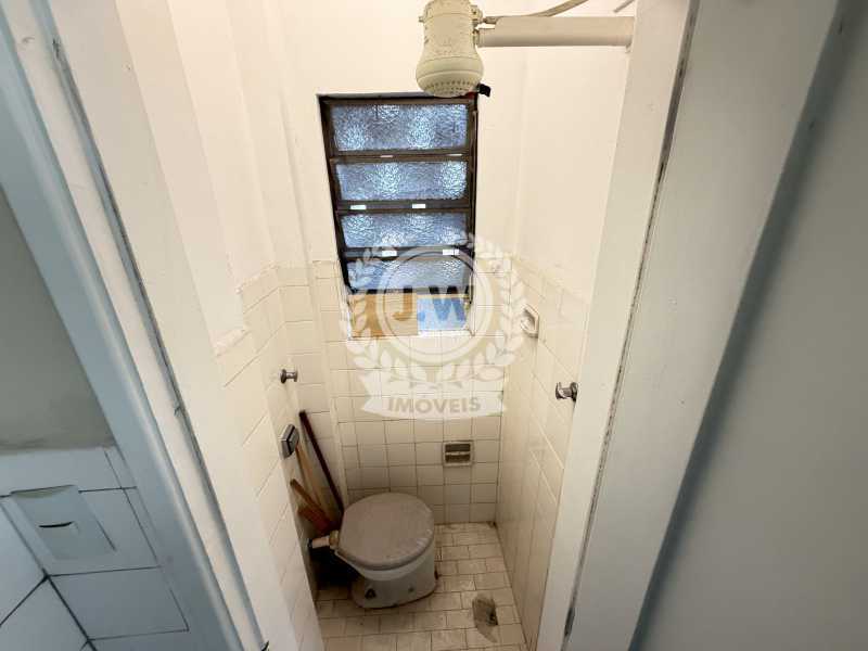 Conheça Banheiro de serviço do imóvel - Apartamento à venda Travessa Santa Margarida, Copacabana, Rio de Janeiro - R$ 665.000 - JWAP20140 - 26 Banheiro de serviço - 26