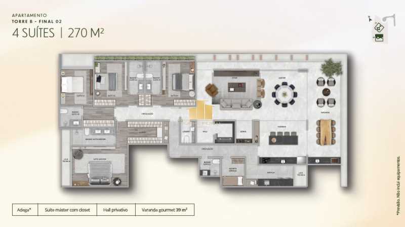 Conheça Planta 4S do imóvel - 4 Suites, Alto Luxo no coração da cidade - TFAP40013 - 7 Planta 4S - 7