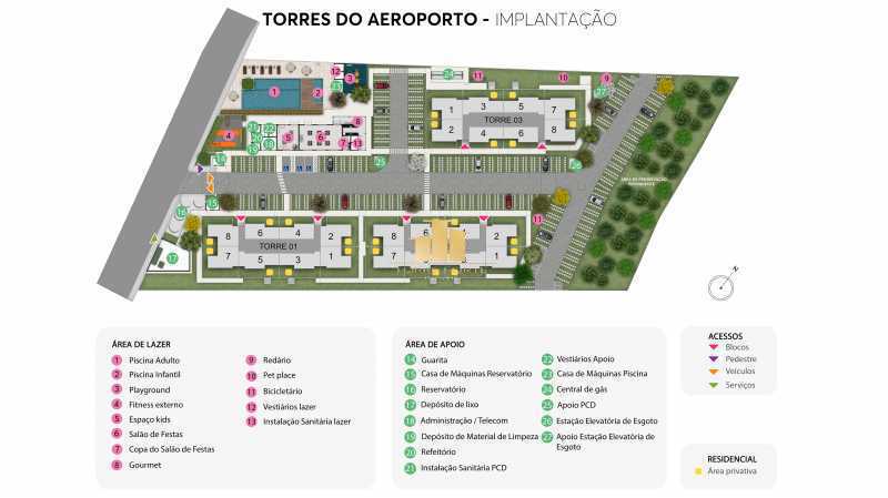 Conheça IMPLANTAÇÃO_IMPRESSÃO do imóvel - Lançamento MRV Apartamento Garden no Torres do Aeroporto - TFAP10028 - 30 IMPLANTAÇÃO_IMPRESSÃO - 30