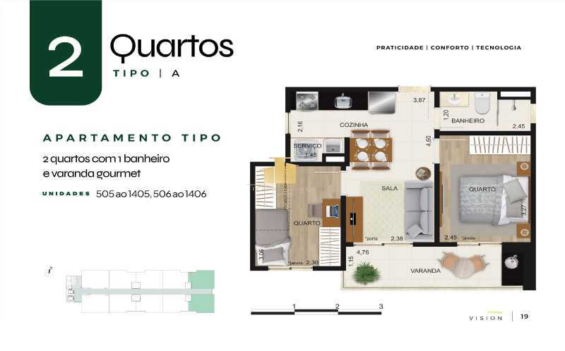 Conheça 00017 do imóvel - Apartamento à venda Rua Professor Clóvis Jaguaribe,Juiz de Fora,MG - R$ 329.900 - TFAP20655 - 15 00017 - 15