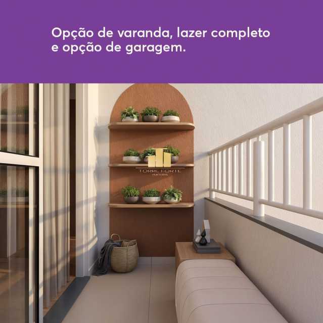 Conheça Varanda do imóvel - 2 Quartos próximo ao Atacadão com lazer completo - TFAP20508 - 8 Varanda - 8