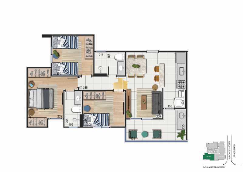 Conheça humanizadas-tipo-02 do imóvel - Apartamento à venda, 3 quartos com suite no São Mateus - TFAP30076 - 25 humanizadas-tipo-02 - 25