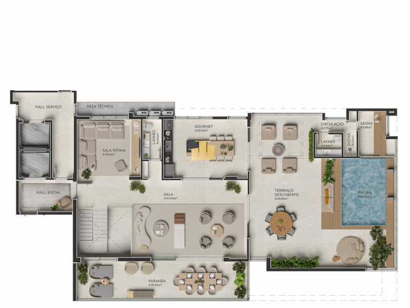 Lançamento - Exclusividade! Cobertura Duplex, com 4 suítes no bairro Santa Helena. - TFCO40010