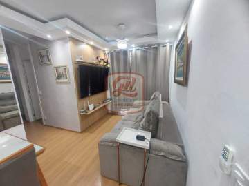 Recém Reformado - sala 02 quartos varanda cozinha planejada banheiro com blindex - AP2995