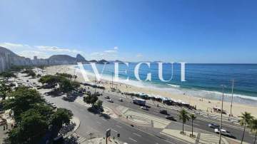 Imperdível - Copacabana - Andar Alto - Frente mar - Vista livre - suíte - vaga na escritura - IPAP40170