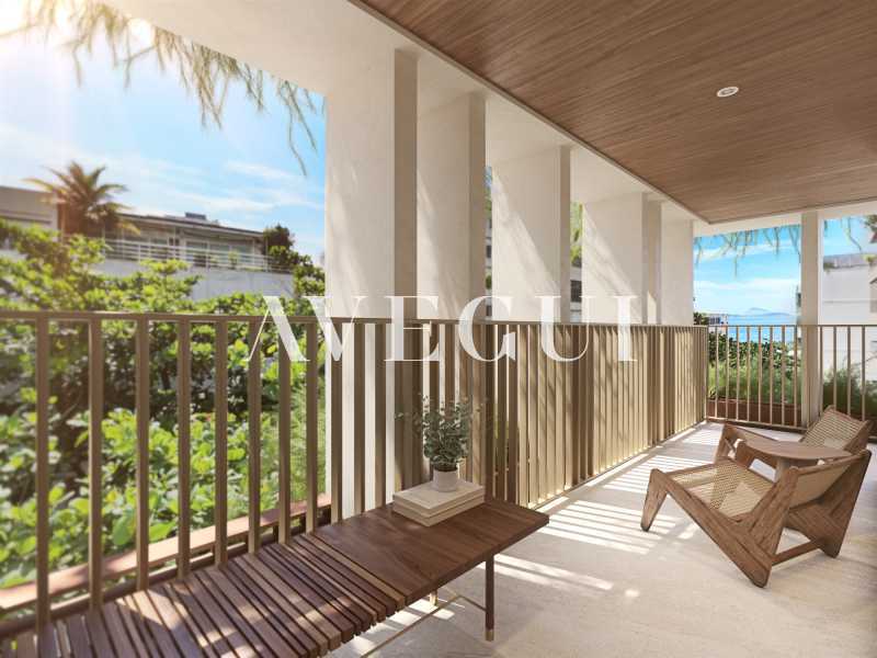 Conheça ALM_15_Varanda Ponta Oitavoar_ do imóvel - Studio à venda Rua Almirante Guilhem, Leblon, Rio de Janeiro - R$ 2.683.000 - AJST00016 - 10 ALM_15_Varanda Ponta Oitavoar_ - 10