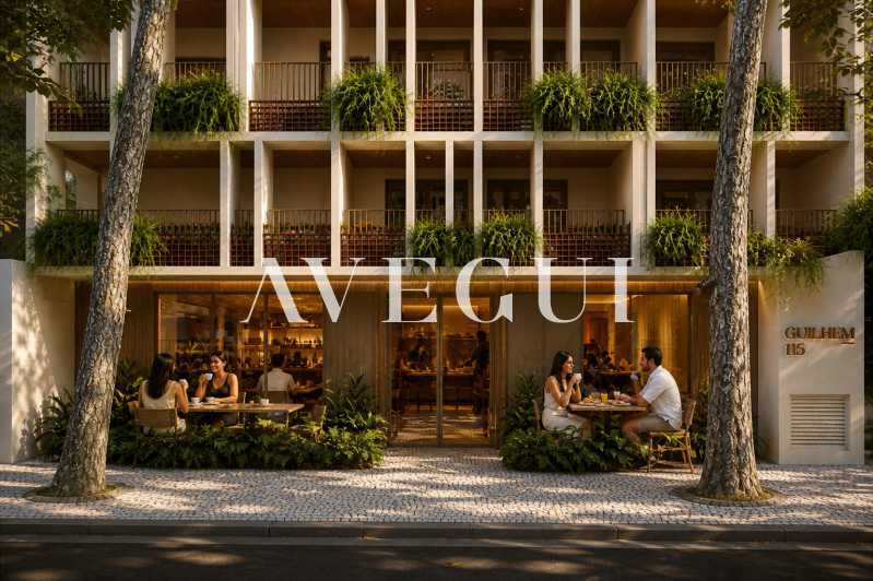 Conheça FACHADA. do imóvel - Studio à venda Rua Almirante Guilhem, Leblon, Rio de Janeiro - R$ 4.162.000 - AJST20001 - 15 FACHADA. - 15