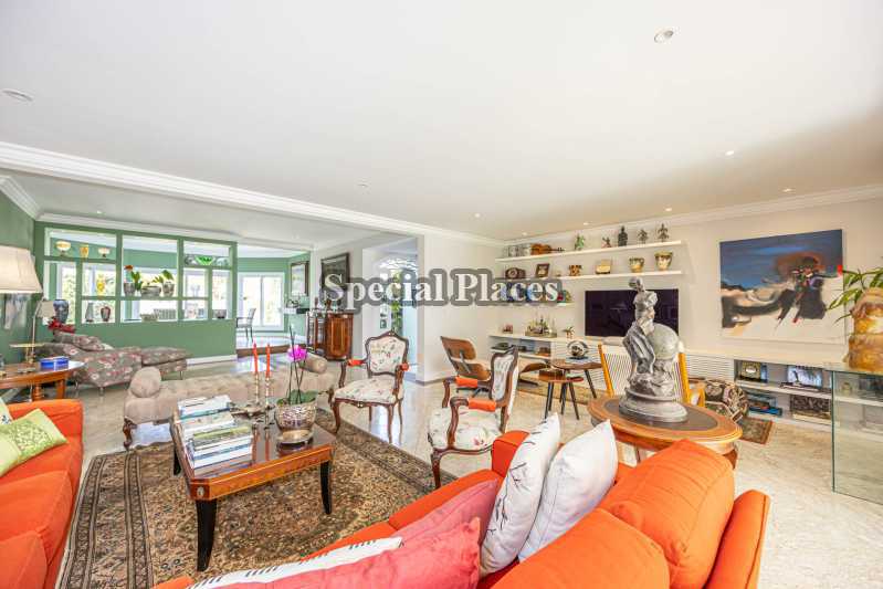 Conheça SALA do imóvel - Casa em Condomínio 4 quartos à venda Crystal Lake, Barra - Barra da Tijuca, Rio de Janeiro - R$ 3.900.000 - BAC2721 - 12 SALA - 12