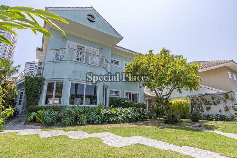 Conheça FACHADA FRONTAL do imóvel - Casa em Condomínio 4 quartos à venda Crystal Lake, Barra - Barra da Tijuca, Rio de Janeiro - R$ 3.900.000 - BAC2721 - 6 FACHADA FRONTAL - 6