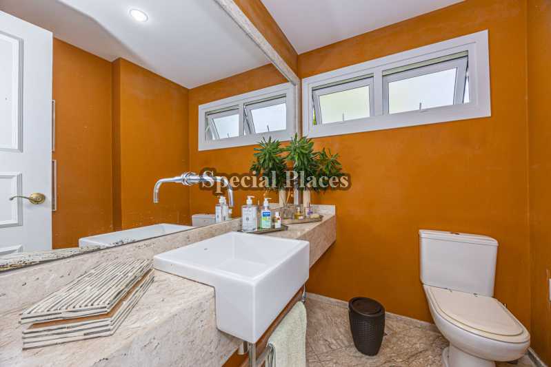 Conheça LAVABO do imóvel - Casa em Condomínio 4 quartos à venda Crystal Lake, Barra - Barra da Tijuca, Rio de Janeiro - R$ 3.900.000 - BAC2721 - 14 LAVABO - 14