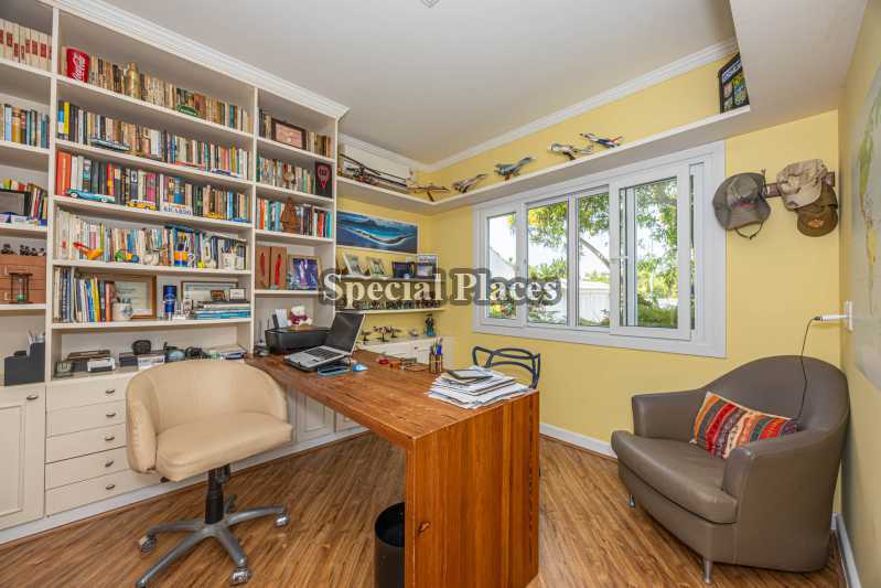 Conheça ESCRITÓRIO do imóvel - Casa em Condomínio 4 quartos à venda Crystal Lake, Barra - Barra da Tijuca, Rio de Janeiro - R$ 3.900.000 - BAC2721 - 18 ESCRITÓRIO - 18
