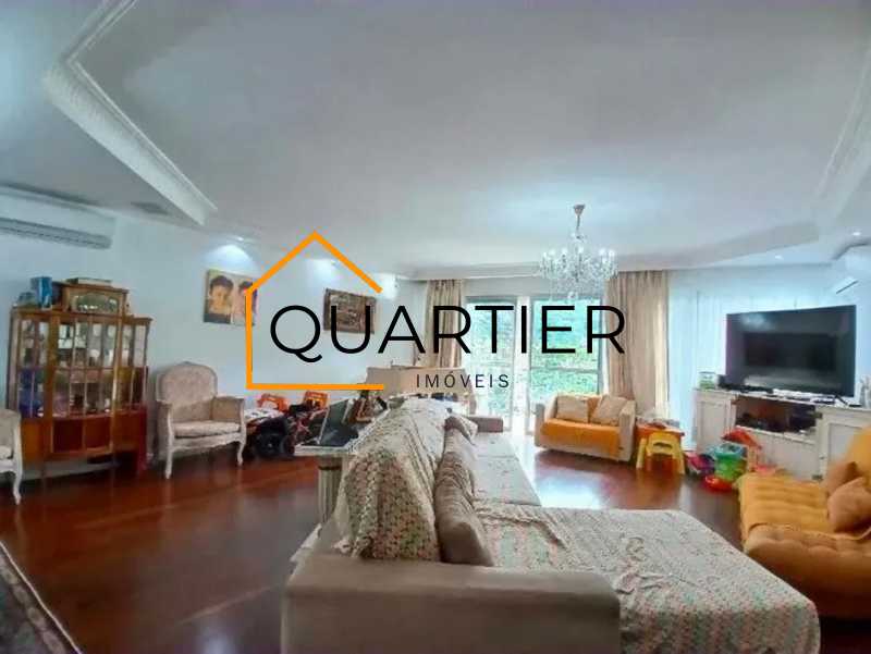Conheça 1000568378 do imóvel - Apartamento 4 quartos à venda Cosme Velho, Rio de Janeiro - R$ 2.500.000 - QRAP40144 - 5 1000568378 - 5