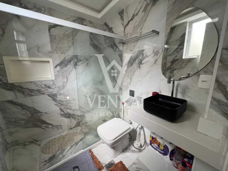 Conheça Banheiro da suíte do imóvel - Apartamento à venda Rua Figueiredo Magalhães,Rio de Janeiro,RJ Copacabana - R$ 580.000 - VKAP10033 - 11 Banheiro da suíte - 11