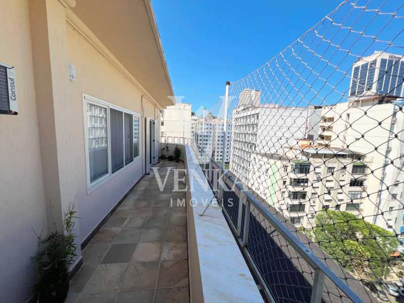 Conheça Varanda do imóvel - Cobertura à venda Avenida Prado Júnior,Rio de Janeiro,RJ Copacabana - R$ 1.970.000 - VKCO40026 - 6 Varanda - 6