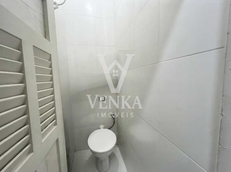 Conheça banheiro de serviço. do imóvel - Apartamento à venda Rua Ministro Alfredo Valadão,Rio de Janeiro,RJ Copacabana - R$ 800.000 - VKAP20106 - 16 banheiro de serviço. - 16