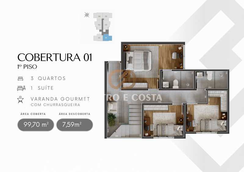 Conheça Apresentação Compacta GrandV do imóvel - Cobertura 3 quartos Lançamento GRANDVITTA - Divinópolis,MG São José, à venda - R$ 690.000 - CCCO30009 - 19 Apresentação Compacta GrandV - 19