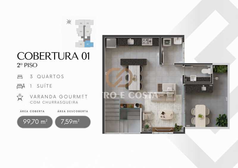 Conheça Apresentação Compacta GrandV do imóvel - Cobertura 3 quartos Lançamento GRANDVITTA - Divinópolis,MG São José, à venda - R$ 690.000 - CCCO30009 - 20 Apresentação Compacta GrandV - 20