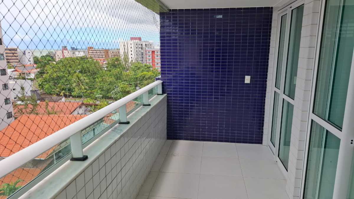 Conheça 04 Varanda 2. do imóvel - Apartamento 3 quartos à venda Jardim Oceania, João Pessoa - R$ 1.150.000 - JPAP30041 - 4 04 Varanda 2. - 4