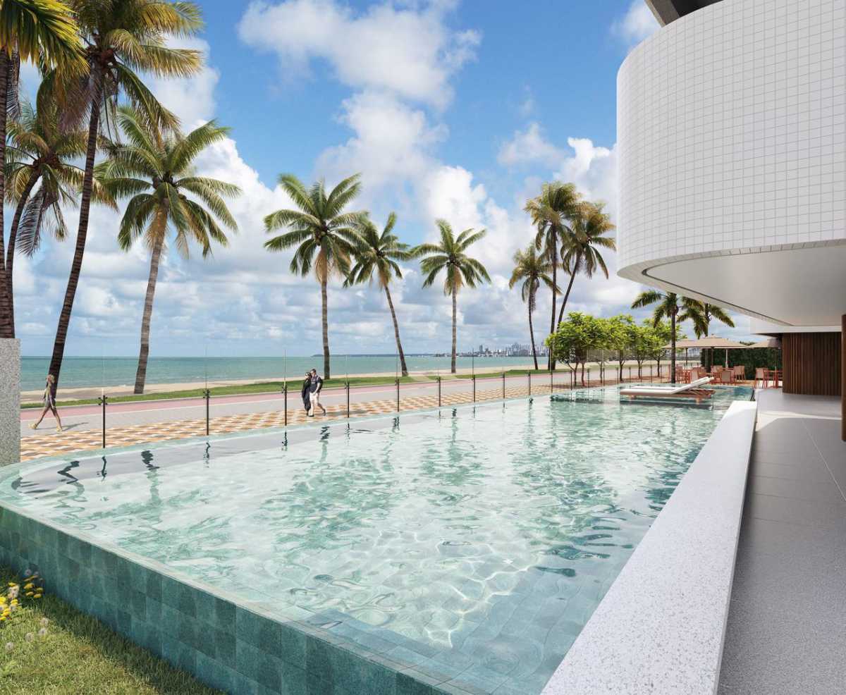 Conheça Piscina do imóvel - Flat 1 quarto à venda Intermares, Cabedelo - R$ 504.000 - JPFL10026 - 19 Piscina - 19