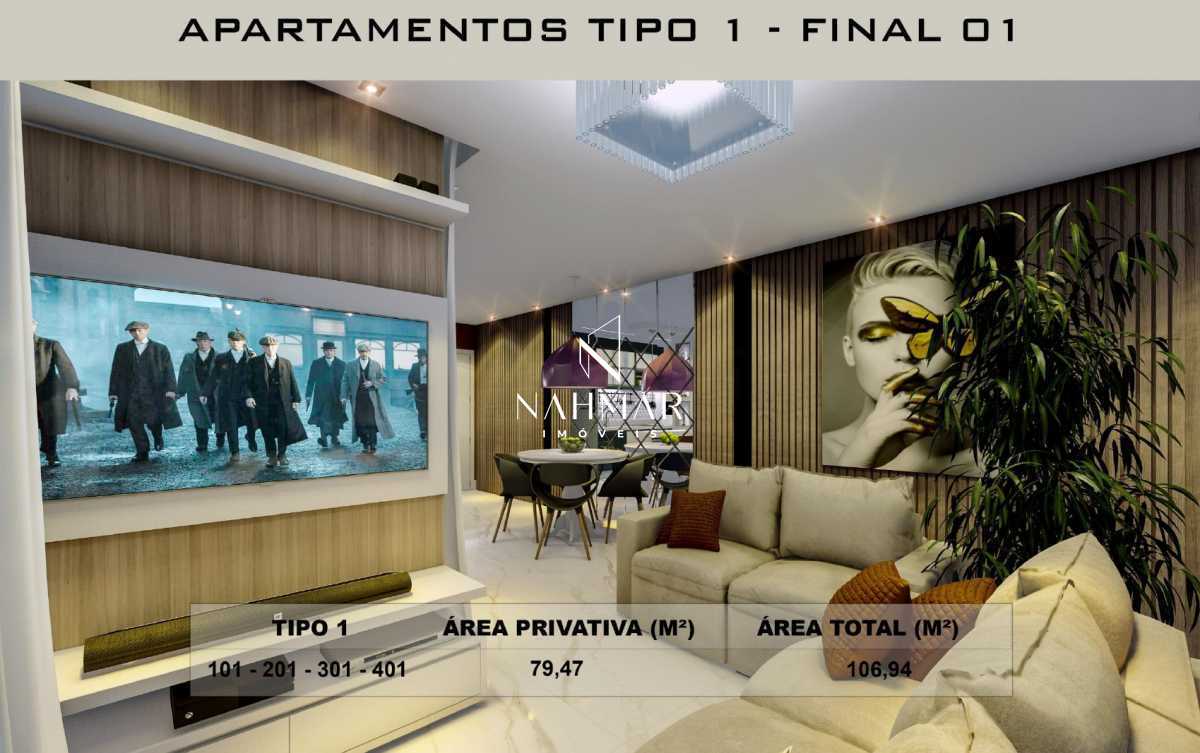 Apartamento 3 quartos à venda  Centro, Pinhais - R$ 559.000