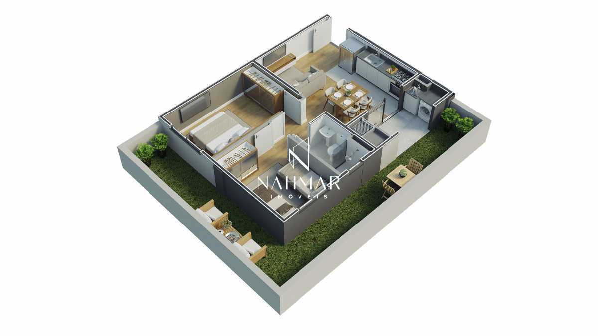 Apartamento 2 quartos à venda Campina da Barra, Araucária - R$ 279.000