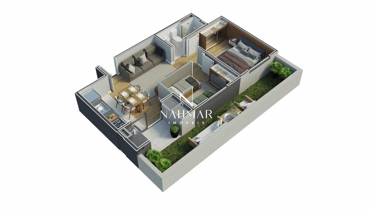 Apartamento 2 quartos à venda Campina da Barra, Araucária - R$ 279.000