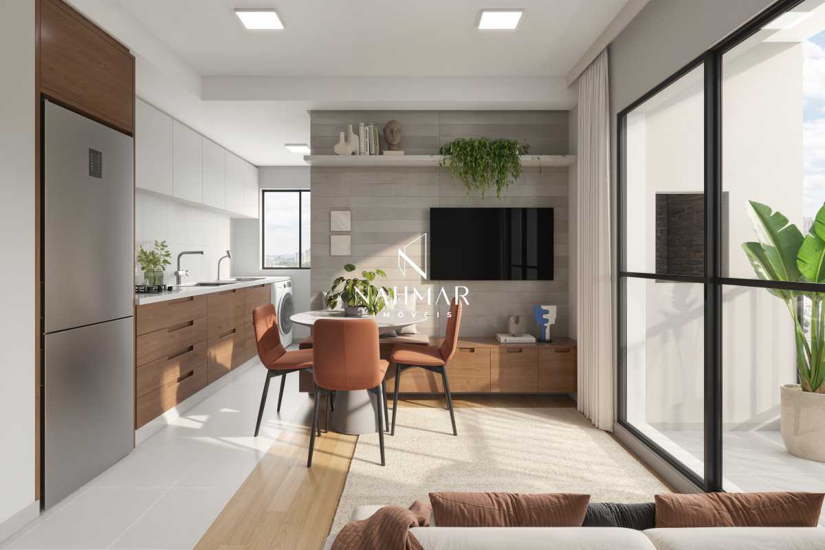 Apartamento 1 quarto à venda  Capão Raso, Curitiba - R$ 281.400