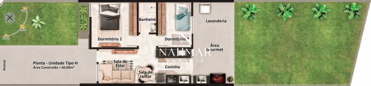 Casa em Condomínio 2 quartos à venda  Veneza, Fazenda Rio Grande - R$ 350.000
