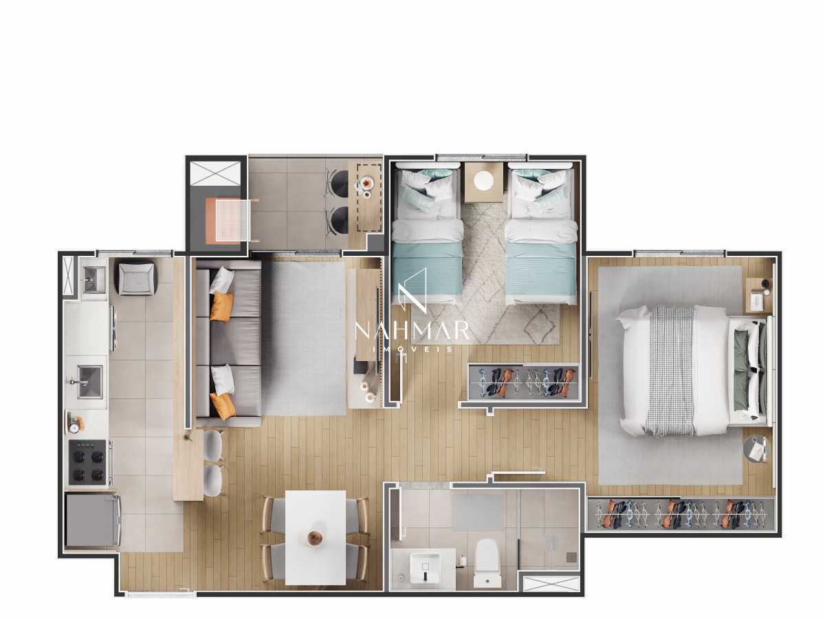Apartamento 2 quartos à venda  Jaraguá Esquerdo, Jaraguá do Sul - R$ 364.940