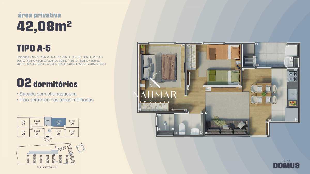 Apartamento 2 quartos à venda Boneca do Iguaçu, São José dos Pinhais - R$ 350.000