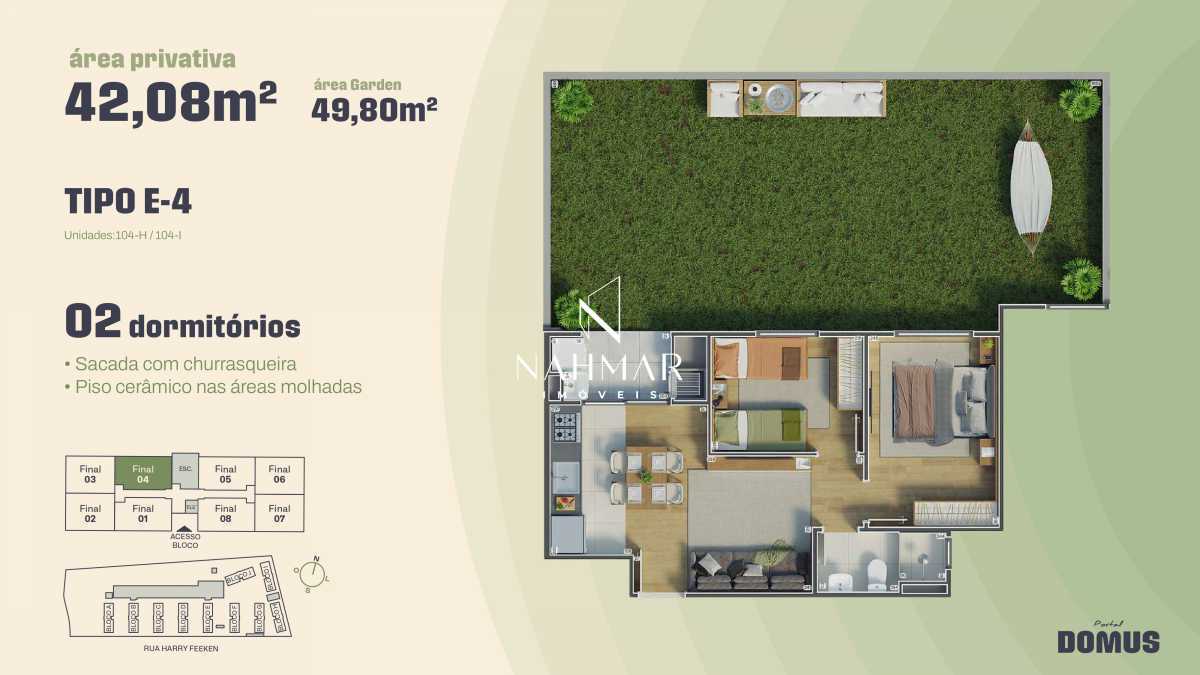 Apartamento 2 quartos à venda Boneca do Iguaçu, São José dos Pinhais - R$ 350.000