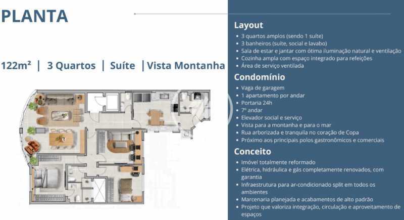 Apartamento 3 quartos à venda  Copacabana, Rio de Janeiro - R$ 1.720.000