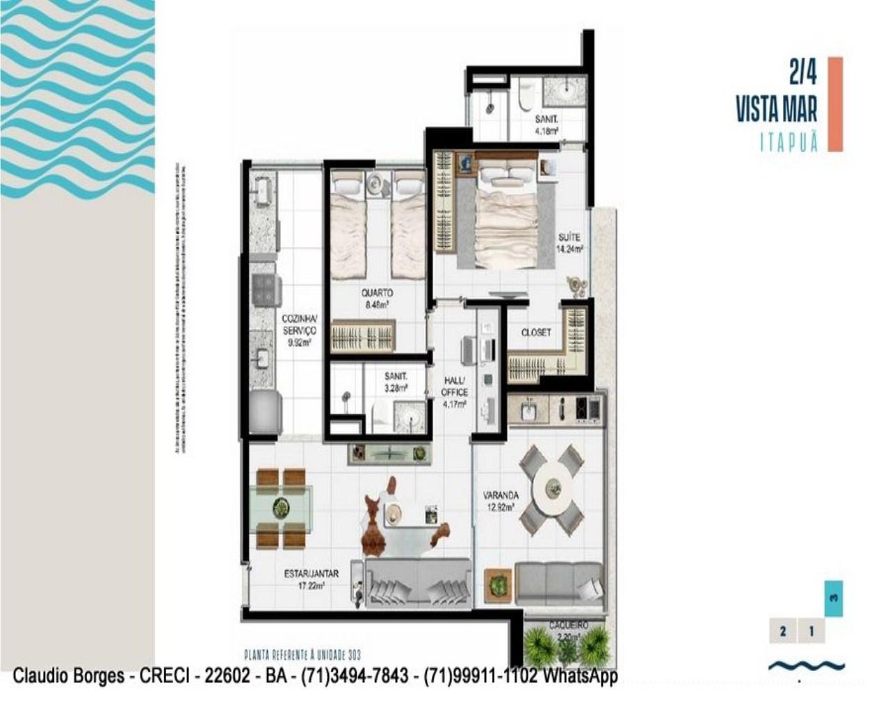 Conheça FOTO_22 do imóvel - Casa 2 quartos à venda Jaguaribe, Salvador - R$ 675.000 - AP270051 - 22 FOTO_22 - 22